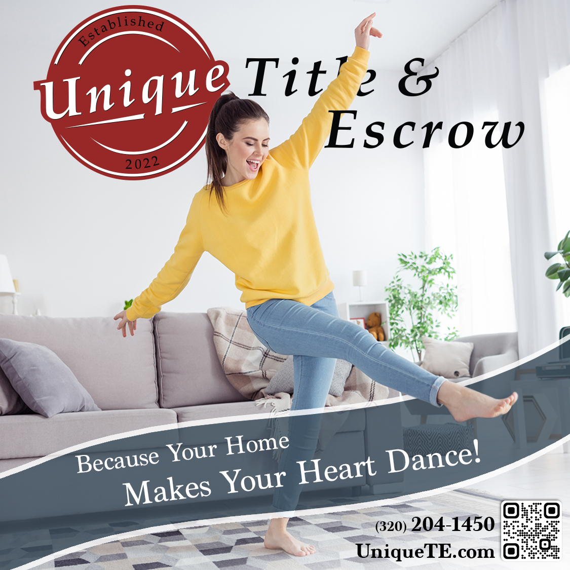 Because Your Home Makes Your Heart Dance! Unique Title and Escrow